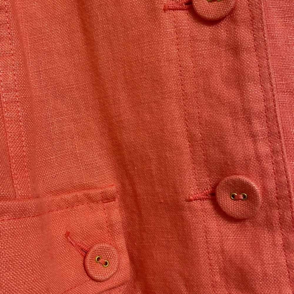 Charter Club 100% Linen Melon jacket -Large-Bundle for more discount! - Picture 3 of 10